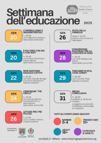 Settimana dell'educazione 2025